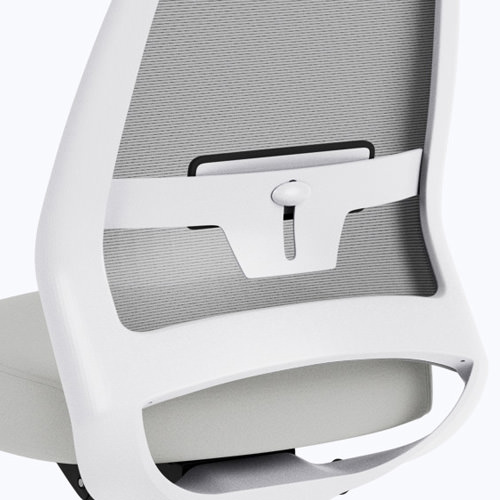 Optional white adjustable lumbar support #LS4W